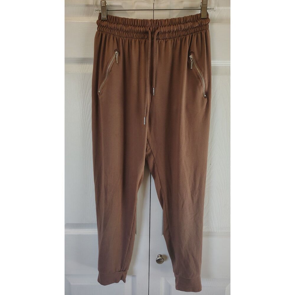 Stella Twee Brown Drawstring Joggers Medium